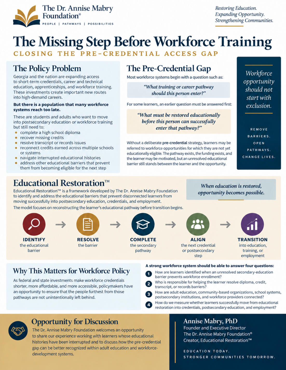 Closing the Pre-Credential Access Gap